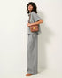 Sessùnridooseer wide leg elastic pants coutil blu